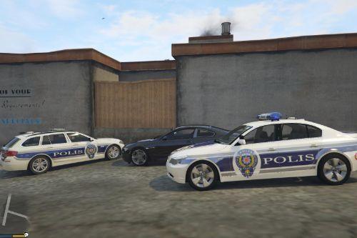 Turkish Police Texture For BMW 5 Series